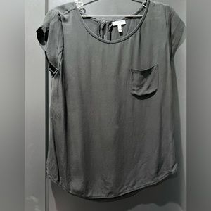 Joie silk pocket tee size Large